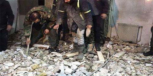 Doble crimen terrorista en la Comisaria de Al Midan en Damasco